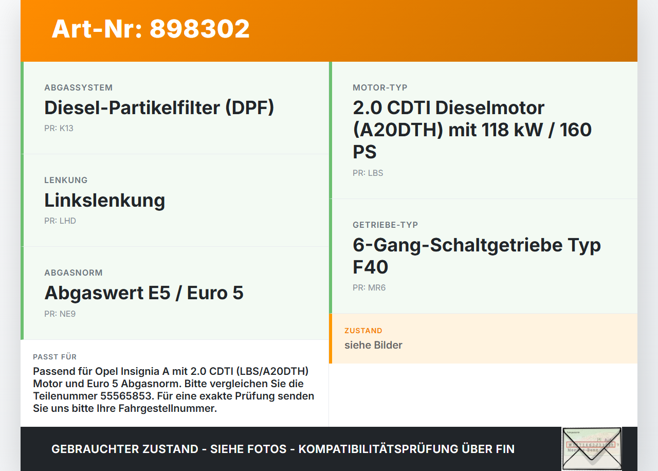 Opel Insignia A G09 08-13 CDTi 2,0 118KW LBS A20DTH Nockenwelle Einlass Opel Insignia A G09 08-13 15.12.2010... Vorschau 3