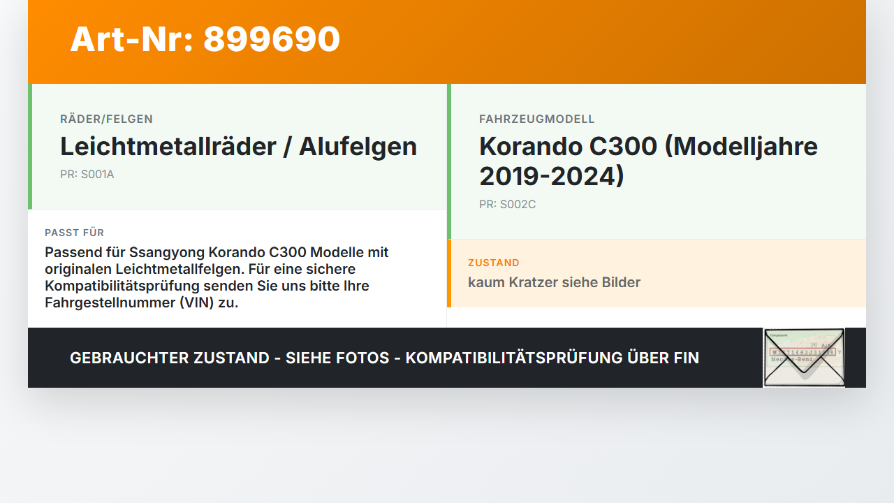 Ssangyong Korando C300 19-24 Radnabenabdeckung Rad Nabenabdeckung Nabenblende Pos.1 Ssangyong Korando C300 19-24... Vorschau 3