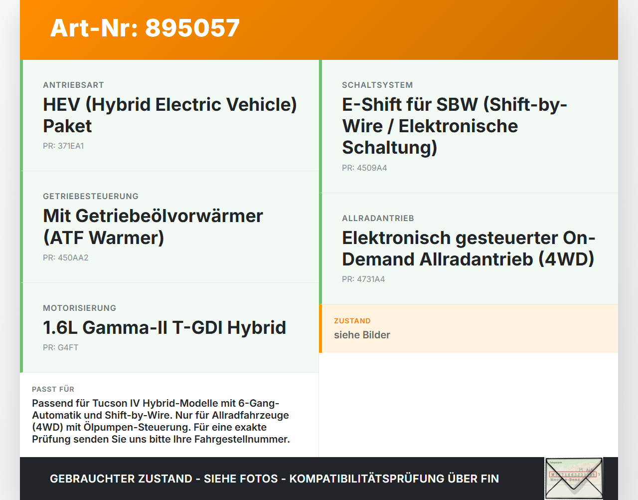Hyundai Tucson IV NX4 20-24 Steuergerät ECU Modul für Ölpumpen Getriebeöl Controlle Hyundai Tucson IV NX4 20-24... Vorschau 3