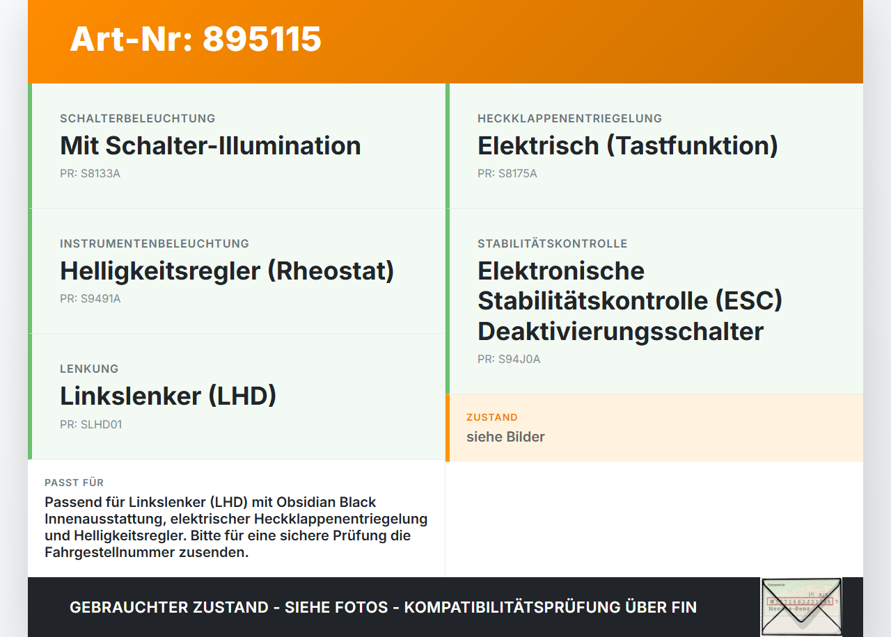 Hyundai Tucson IV NX4 20-24 Schalter Dimmer Öffner für Heckklappe ESP Off Hyundai Tucson IV NX4 20-24 17.12.2020... Vorschau 3
