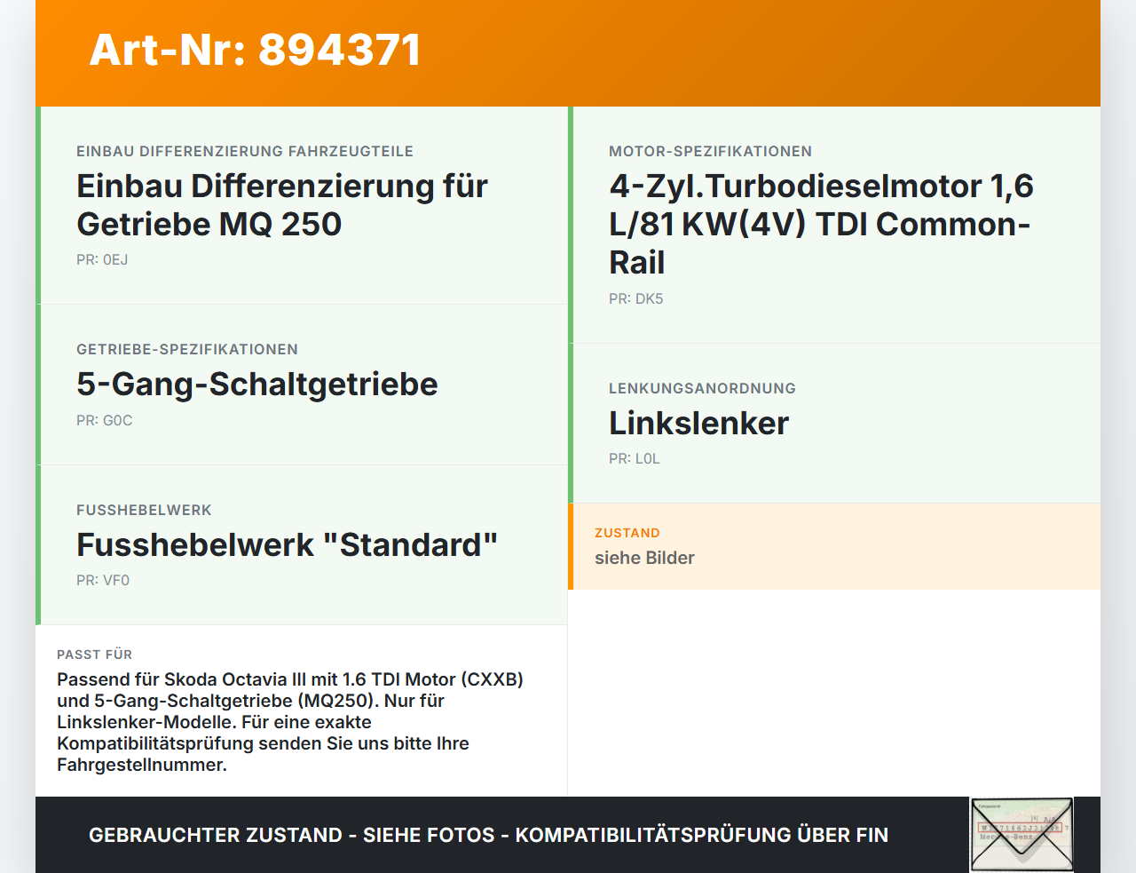 Skoda Octavia III 5E 12-17 1,6 81KW Kupplungszylinder Nehmer Nehmerzylinder Skoda Octavia III 5E 12-17 15.01.2016... Vorschau 3