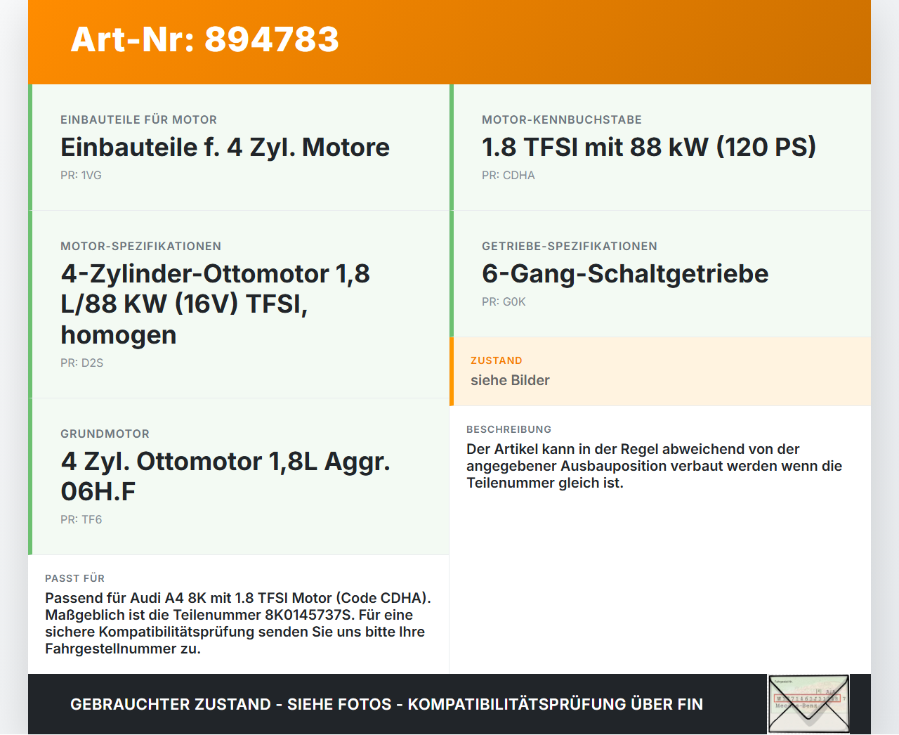 Audi A4 8K B8 11-15 TFSI 1,8 88KW Ansaugrohr Ladeluftschlauch Luftschlauch Pos.2 Audi A4 8K B8 11-15 14.03.2014... Vorschau 3