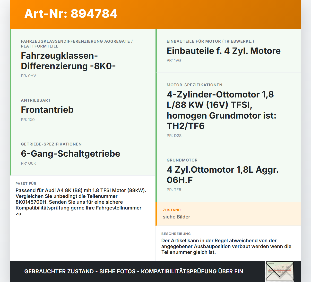 Audi A4 8K B8 11-15 TFSI 1,8 88KW Ansaugrohr Ladeluftschlauch Luftschlauch Pos.2 Audi A4 8K B8 11-15 14.03.2014... Vorschau 3