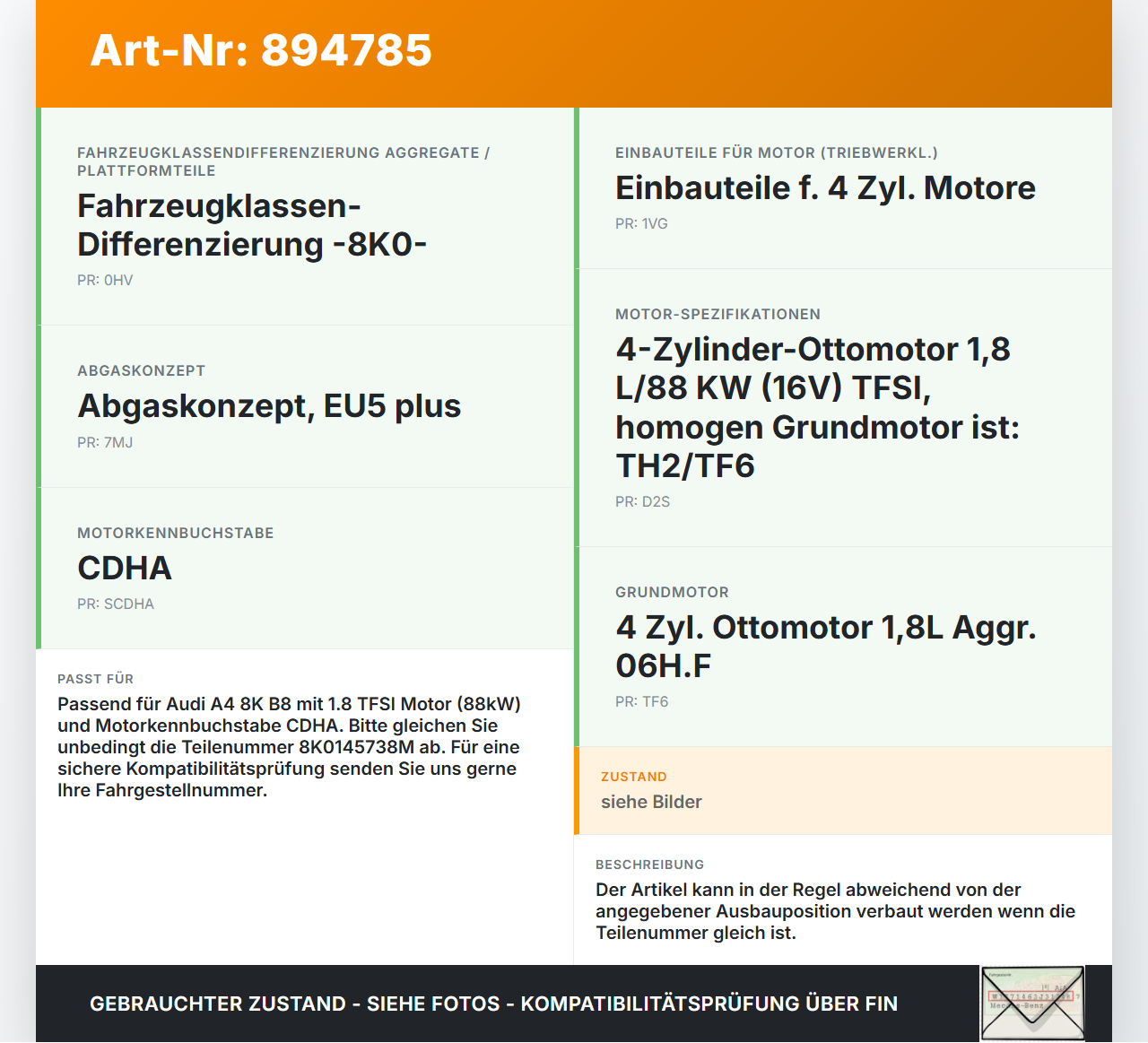 Audi A4 8K B8 11-15 TFSI 1,8 88KW Ansaugrohr Ladeluftschlauch Luftschlauch Pos.1 Audi A4 8K B8 11-15 14.03.2014... Vorschau 3