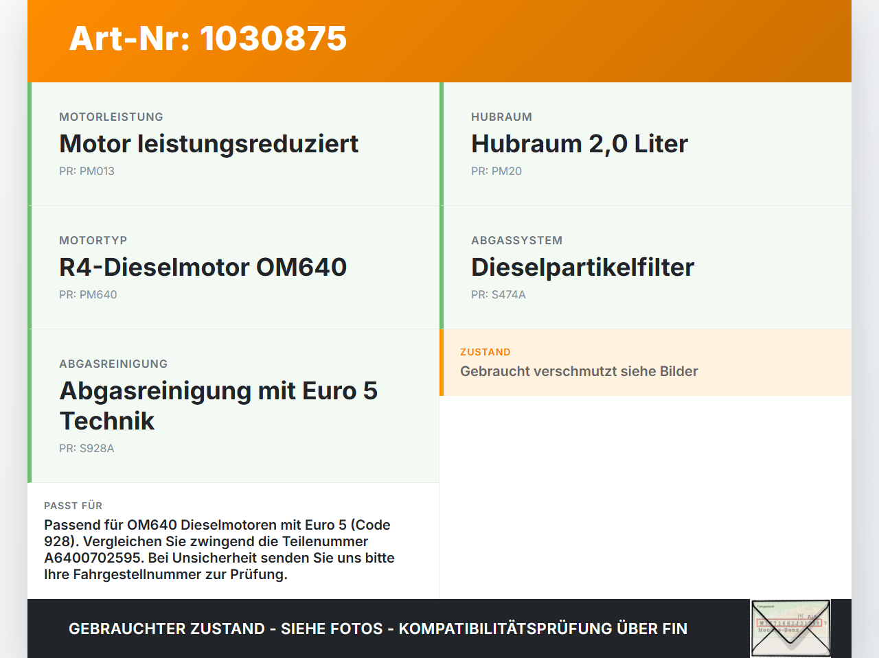 Mercedes A160 W169 08-12 CDI 1,5 60KW Railsensor Drucksensor Kraftstoff Mercedes A160 W169 08-12 22.09.2010... Vorschau 3