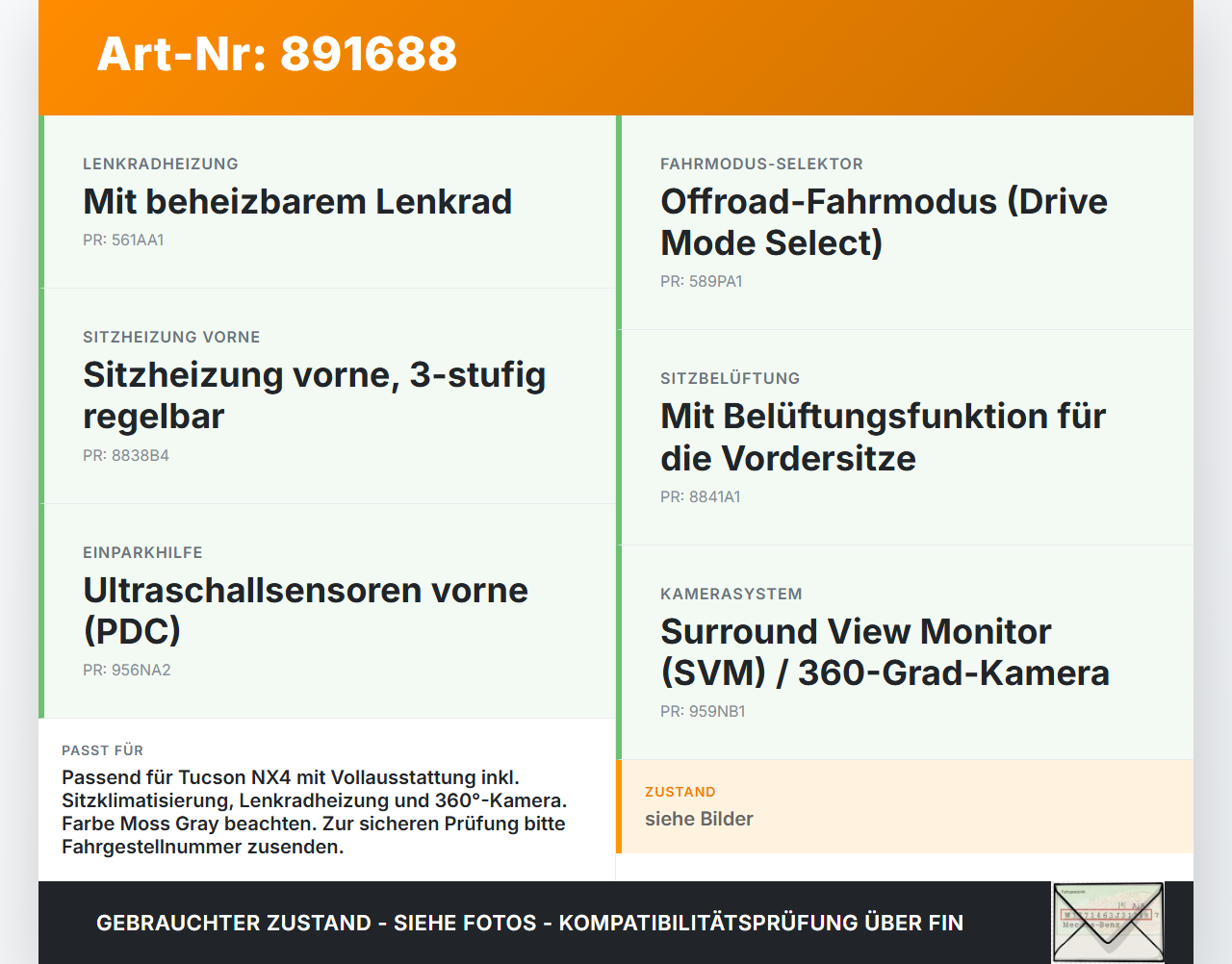 Hyundai Tucson IV NX4 20-23 Schalter Regler für Sitzheizung Lenkradheizung PDC Parkkamera Hyundai Tucson IV NX4... Vorschau 3