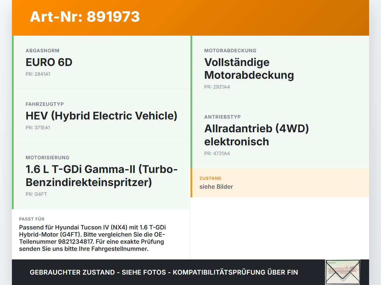 Hyundai Tucson IV NX4 20-23 Hybrid Hyb 1,6 132KW Ansaugbrücke Ansaugkrümmer Hyundai Tucson IV NX4 20-23 31.08.2021... Vorschau 3