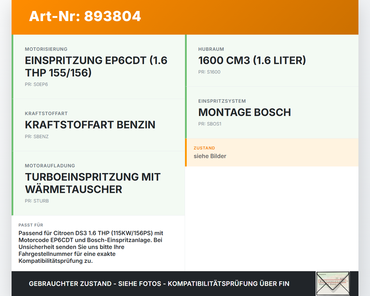 Citroen DS3 10-16 1,6 115KW Zündspule Pos.3 Citroen DS3 10-16 02.08.2012 19005299 gebraucht Vorschau 3