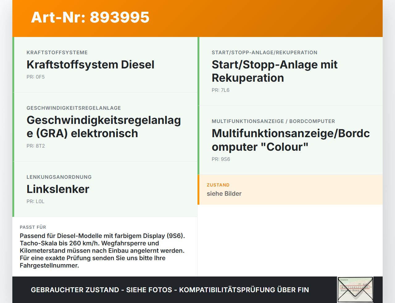 Skoda Octavia III 5E 12-17 1,6 81KW Kombiinstrument Tacho Skoda Octavia III 5E 12-17 15.01.2016 5E0920751B... Vorschau 3