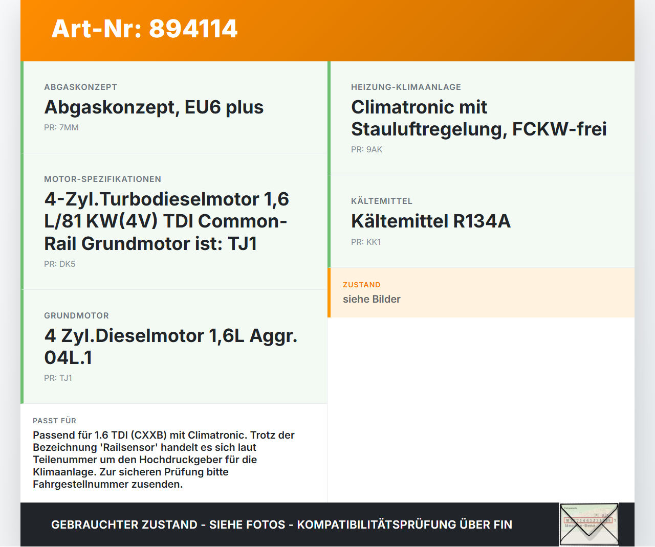 Skoda Octavia III 5E 12-17 1,6 81KW Railsensor Drucksensor 1 Skoda Octavia III 5E 12-17 15.01.2016 4H0959126B... Vorschau 3