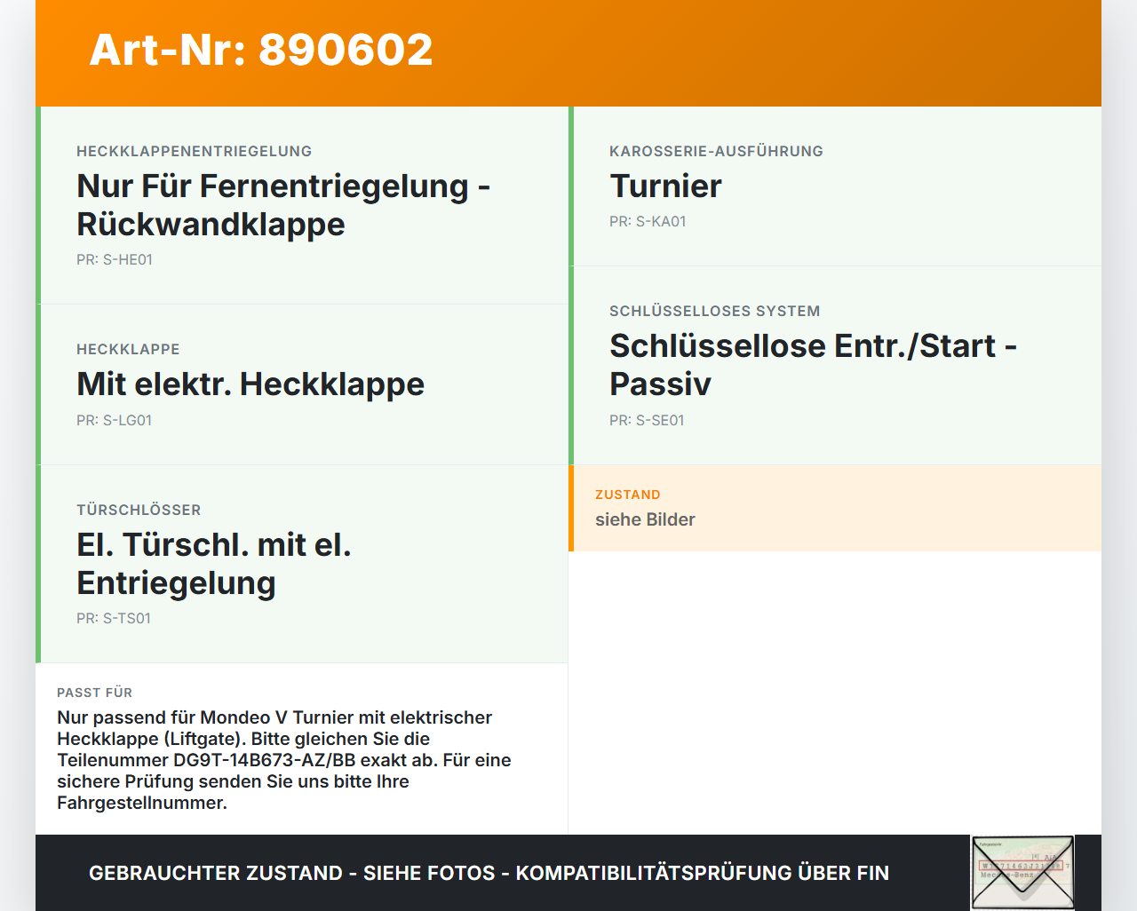 Ford Mondeo V BA7 CF 14-19 Steuergerät ECU Modul SG PDLM PLGM Zentralverriegelung Ford Mondeo V BA7 CF 14-19... Vorschau 3