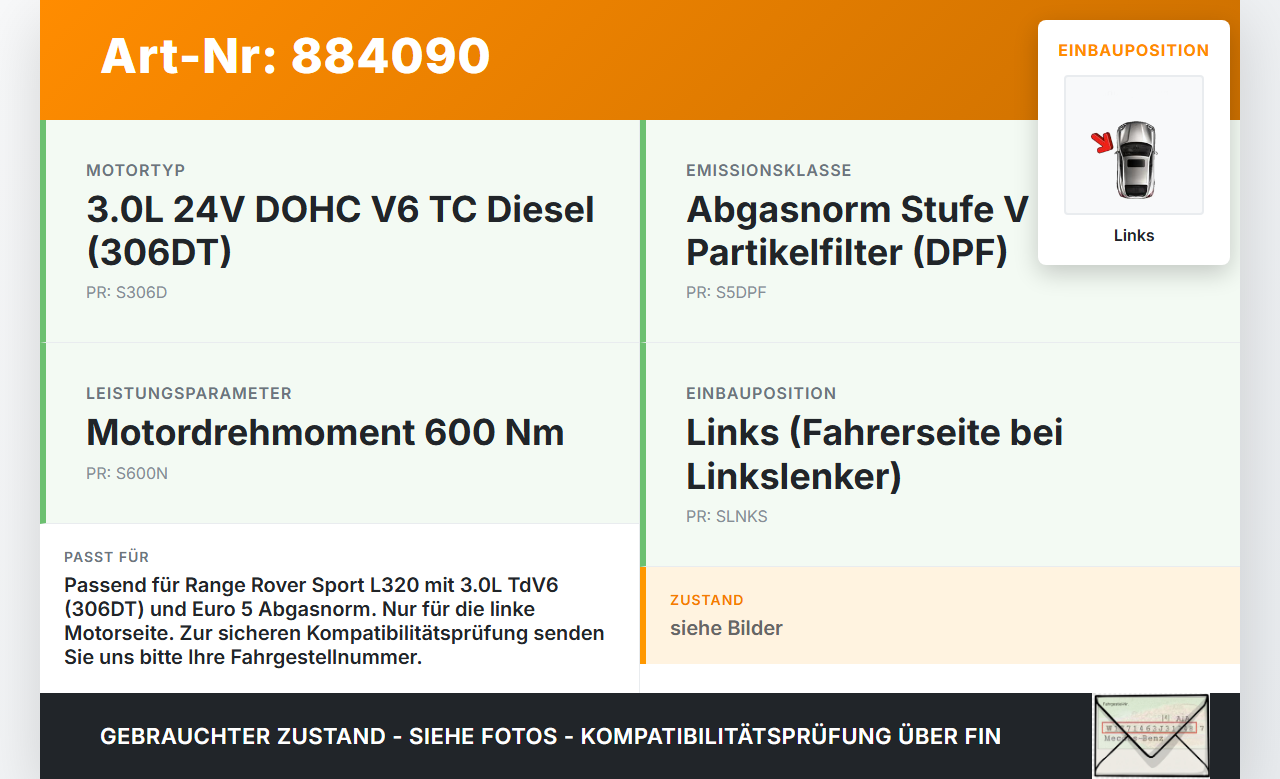 Range Rover Sport LS 10-13 TdV6 3,0 180KW 306DT Abgasrückführventil EGR AGR Ventil Links Range Rover Sport LS 10-13... Vorschau 3