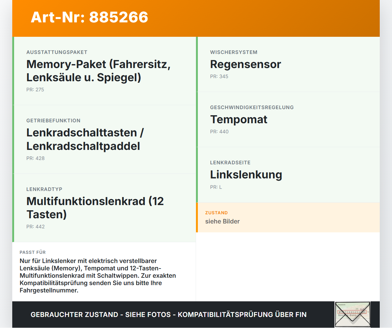 Mercedes GLK X204 320 09-12 Schaltzentrum für Lenkrad Mercedes GLK X204 320 09-12 04.06.2009 A2044405201 3349.1202... Vorschau 3