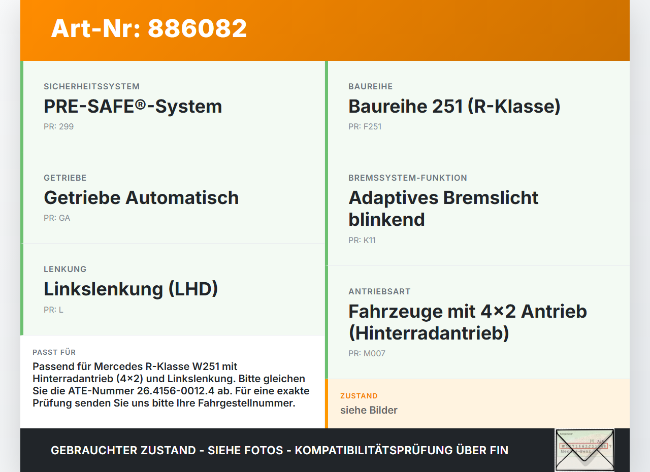 Mercedes W251 R300 10-13 Hauptbremszylinder Bremszylinder Mercedes W251 R300 10-13 24.06.2011 A1644300401... Vorschau 3