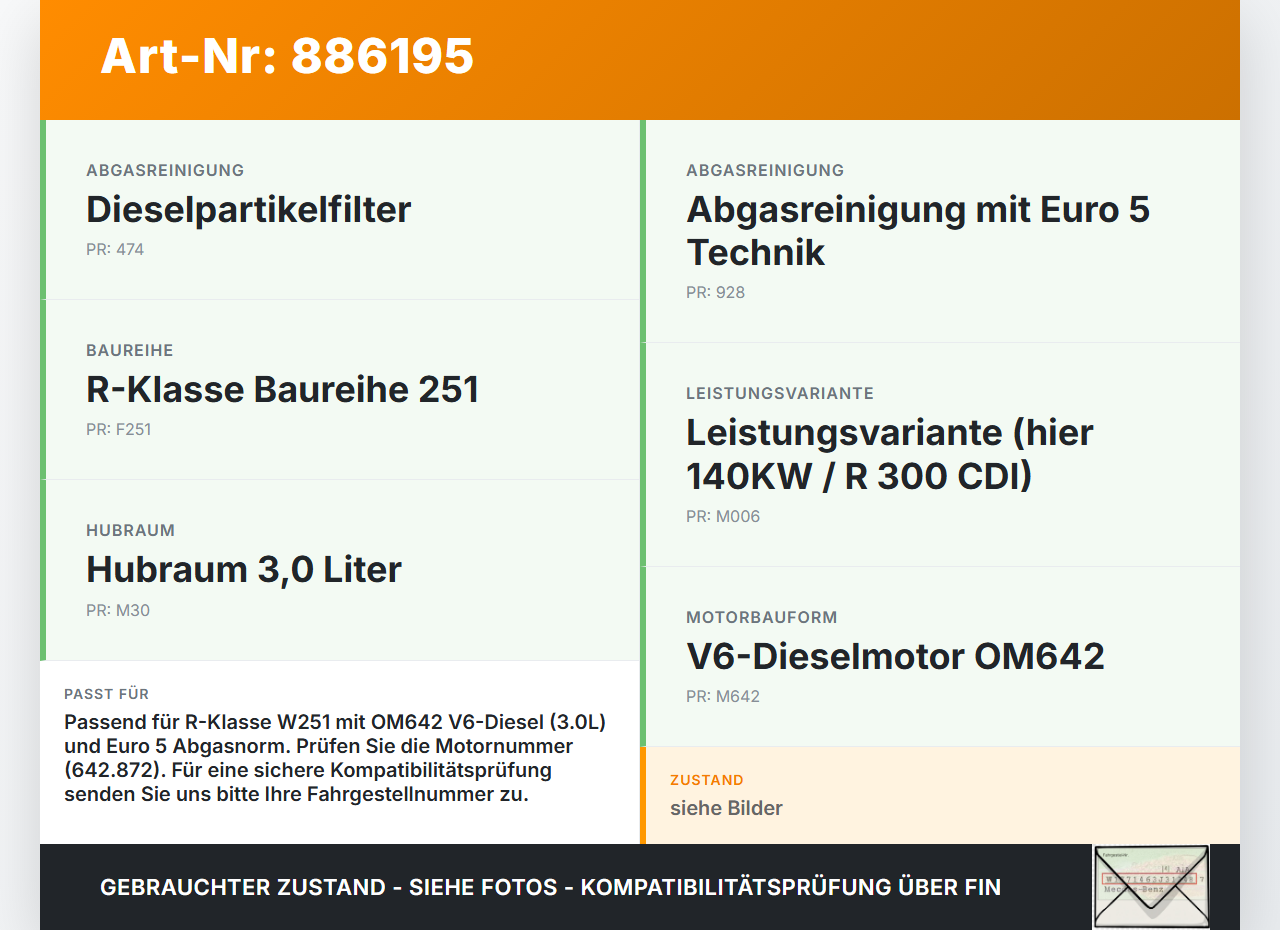 Mercedes W251 R300 10-13 CDI 3,0 140KW Abgasleitung AGR Rohr Leitung Mercedes W251 R300 10-13 24.06.2011... Vorschau 3