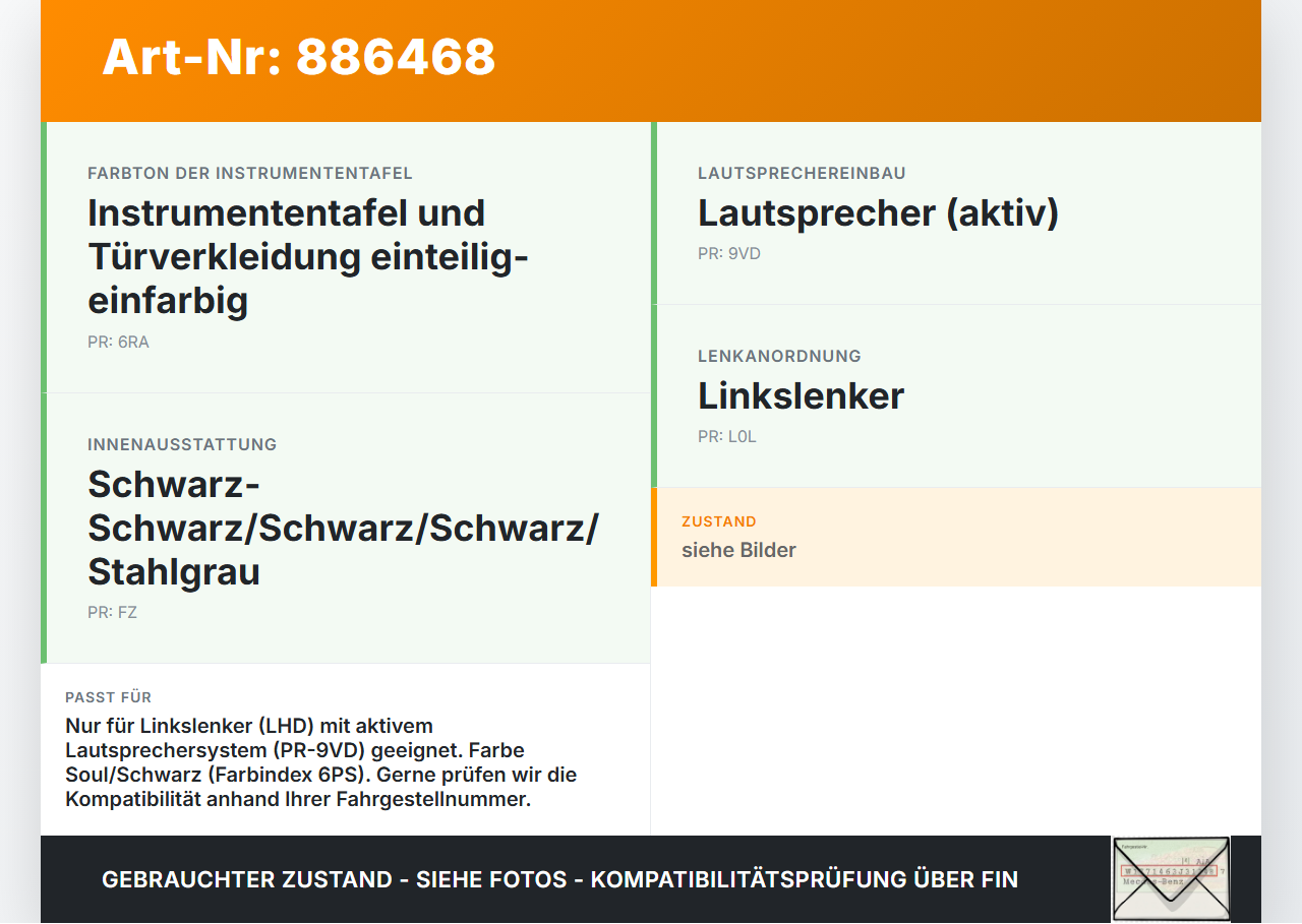 Audi A6 4G C7 Allroad 12-14 Blende Armaturenbrett Abdeckung Lautsprecher Hochton Audi A6 4G C7 Allroad 12-14... Vorschau 3