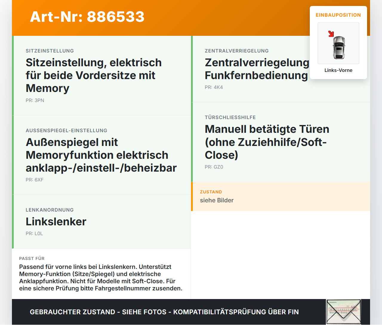 Audi A6 4G C7 Allroad 12-14 Kombi Fensterhebermotor Links Vorne Audi A6 4G C7 Allroad 12-14 18.09.2014 919810-200... Vorschau 3