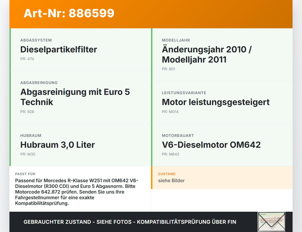 Mercedes W251 R300 10-13 CDI 3,0 140KW 642872 Abgasrückführventil Drosselklappe für Abgase Mercedes W251 R300 10-13... Vorschau 3