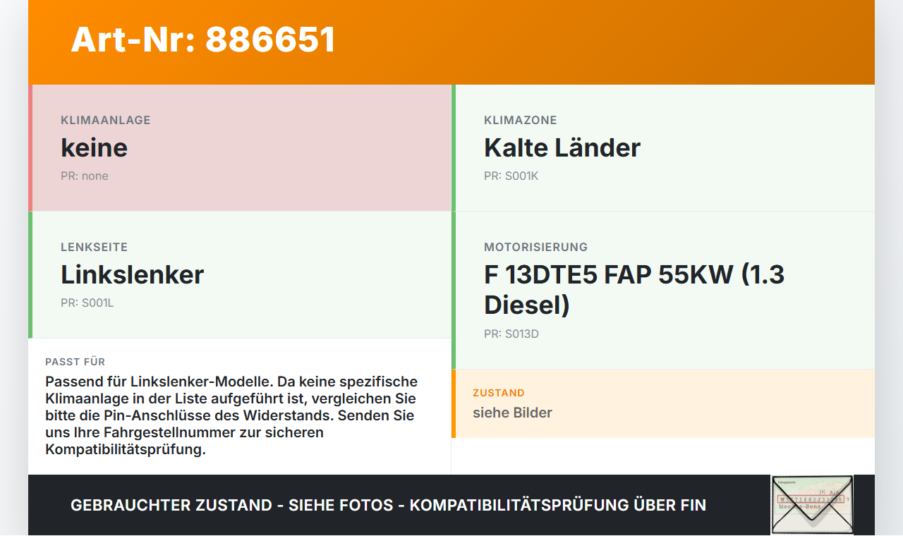 Peugeot Bipper 08-14 Widerstand Gebläse Lüfter Peugeot Bipper 08-14 27.10.2011 gebraucht Vorschau 3