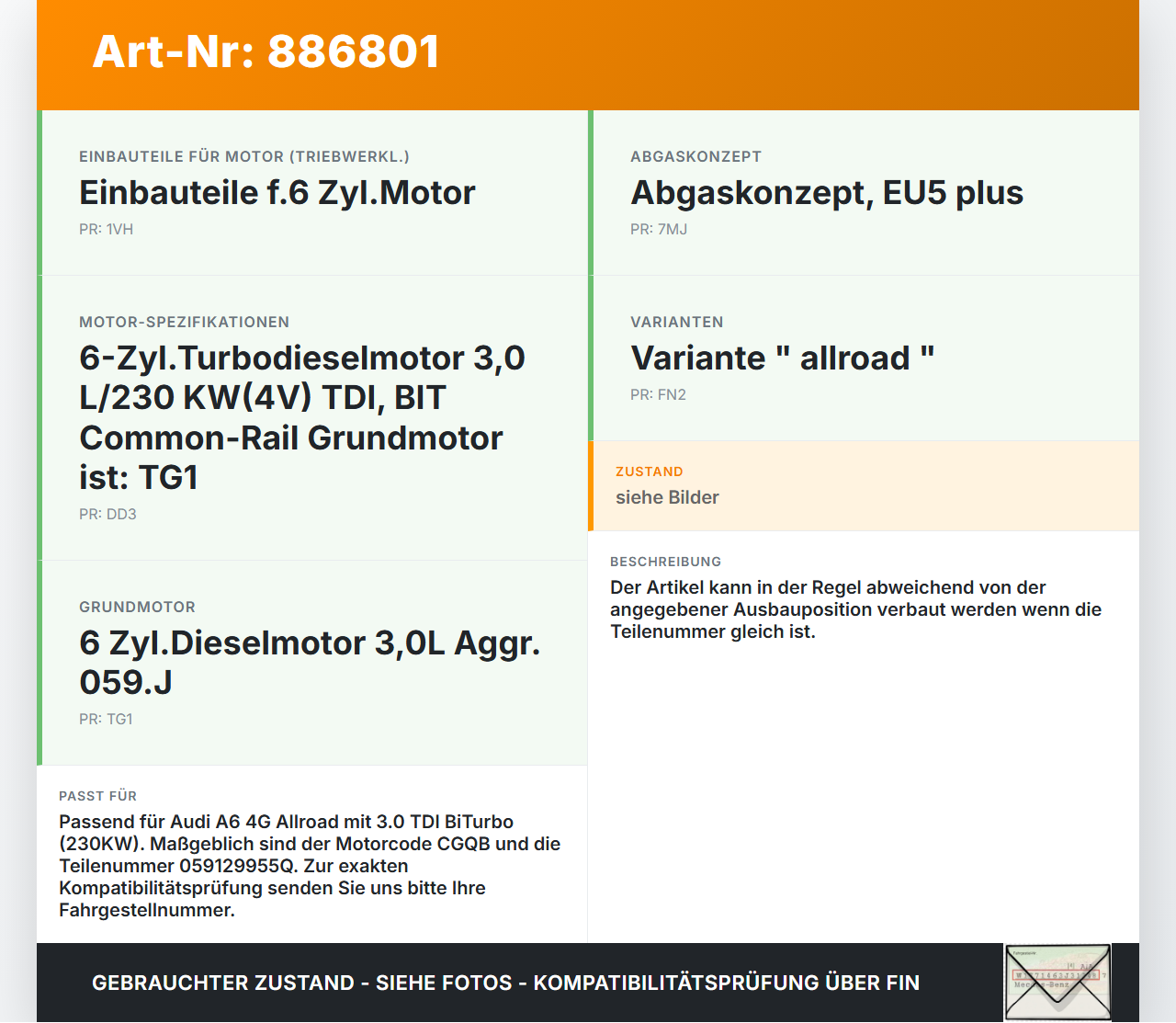 Audi A6 4G C7 Allroad 12-14 TDI 3,0 230KW Ansaugrohr Ladeluftschlauch Luftschlauch Pos.1 Audi A6 4G C7 Allroad... Vorschau 3