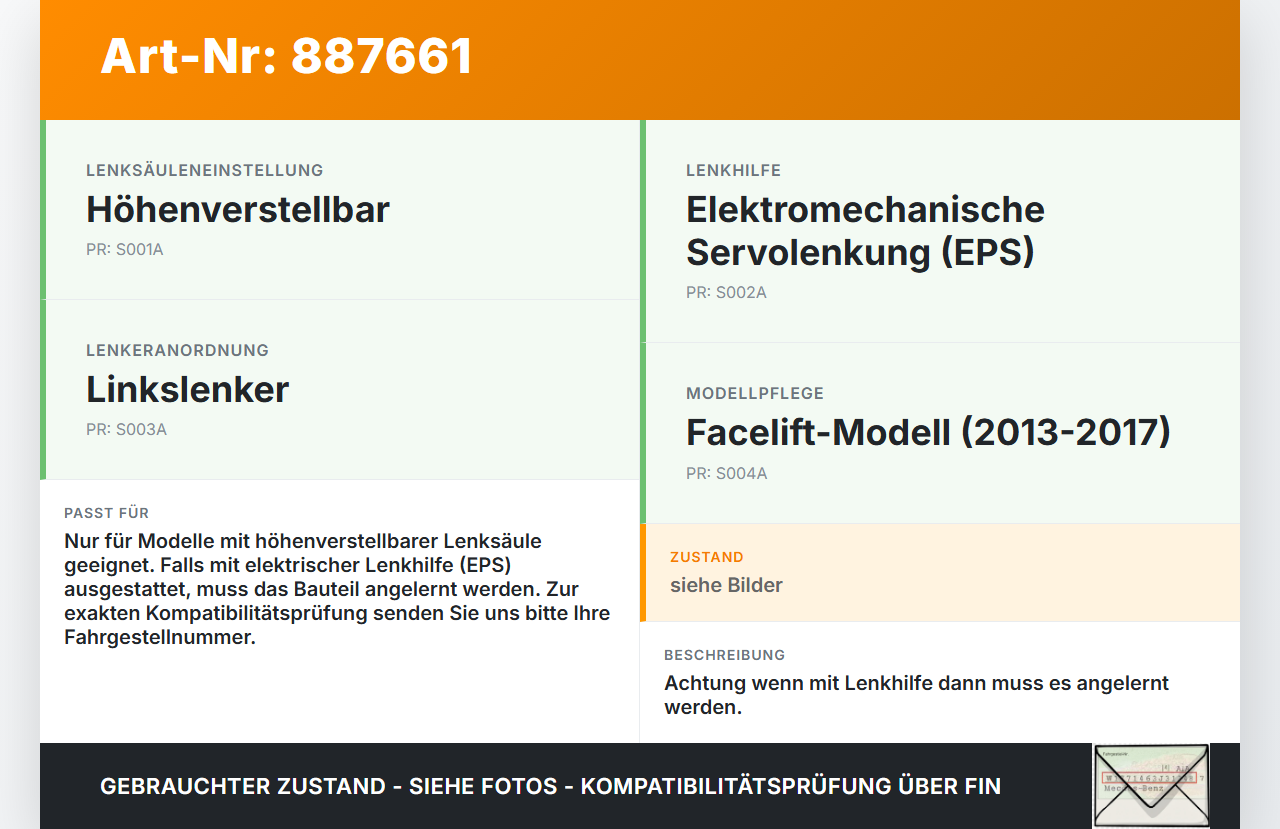 Suzuki Swift IV 13-17 Höhenverstellung für Lenksäule Suzuki Swift IV 13-17 23.12.2015 gebraucht Vorschau 3