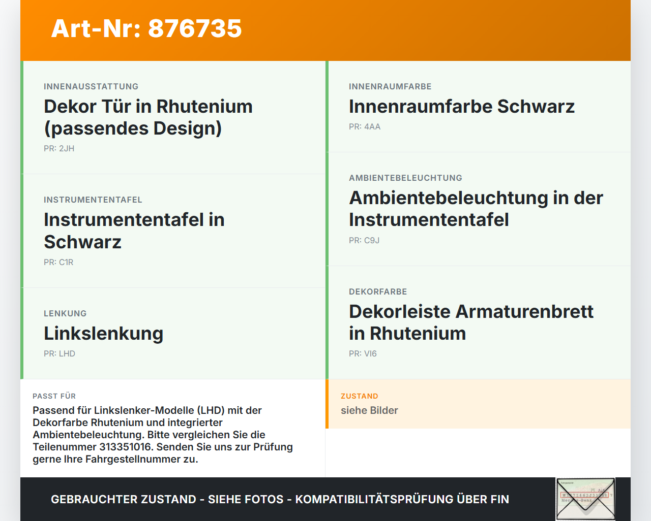 Opel Zafira C 16-19 Blende für Armaturenbrett Abdeckung Opel Zafira C 16-19 29.10.2018 313351016 39083475 gebraucht Vorschau 3