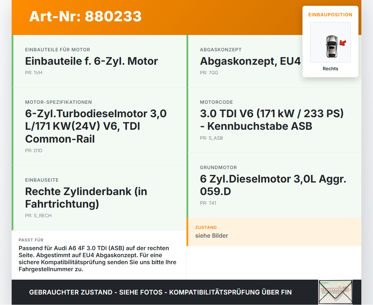 Audi A6 4F C6 qu 04-08 TDI 3,0 171KW ASB Ansaugbrücke Ansaugkrümmer Drallklappen Rechts Audi A6 4F C6 qu 04-08... Vorschau 3