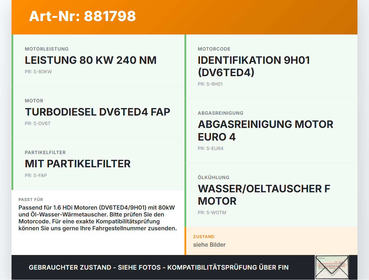 Citroen C4 Grand Picasso 06-10 HDi 1,6 80KW 9H01 Ölfiltergehäuse Ölfilter Gehause Halter Citroen C4 Grand Picasso... Vorschau 3