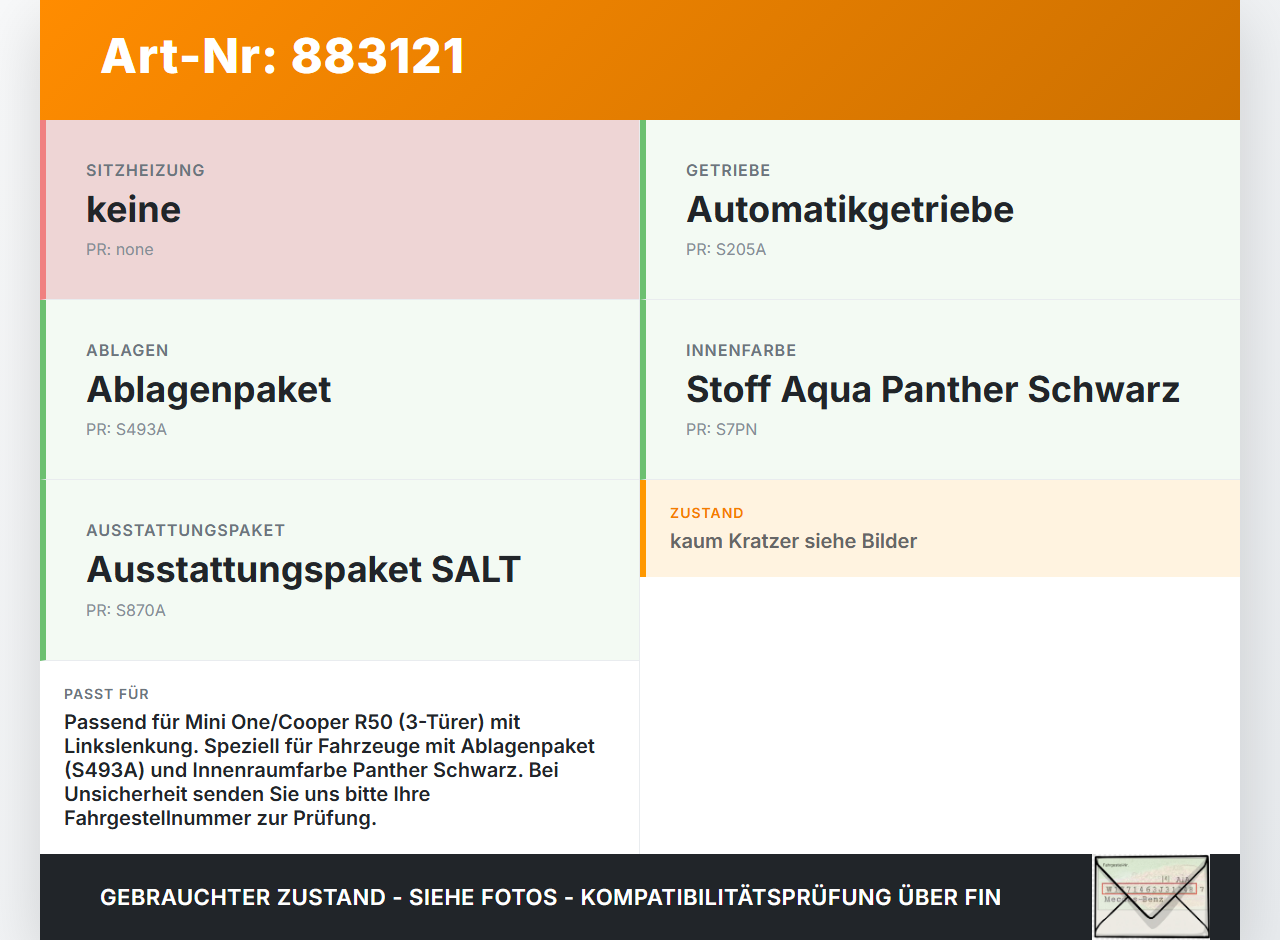 Mini One R50 01-06 3T Becherhalter Getränkehalter Zigarettenanzünder Mini One R50 01-06 04.09.2002 51167039243... Vorschau 3