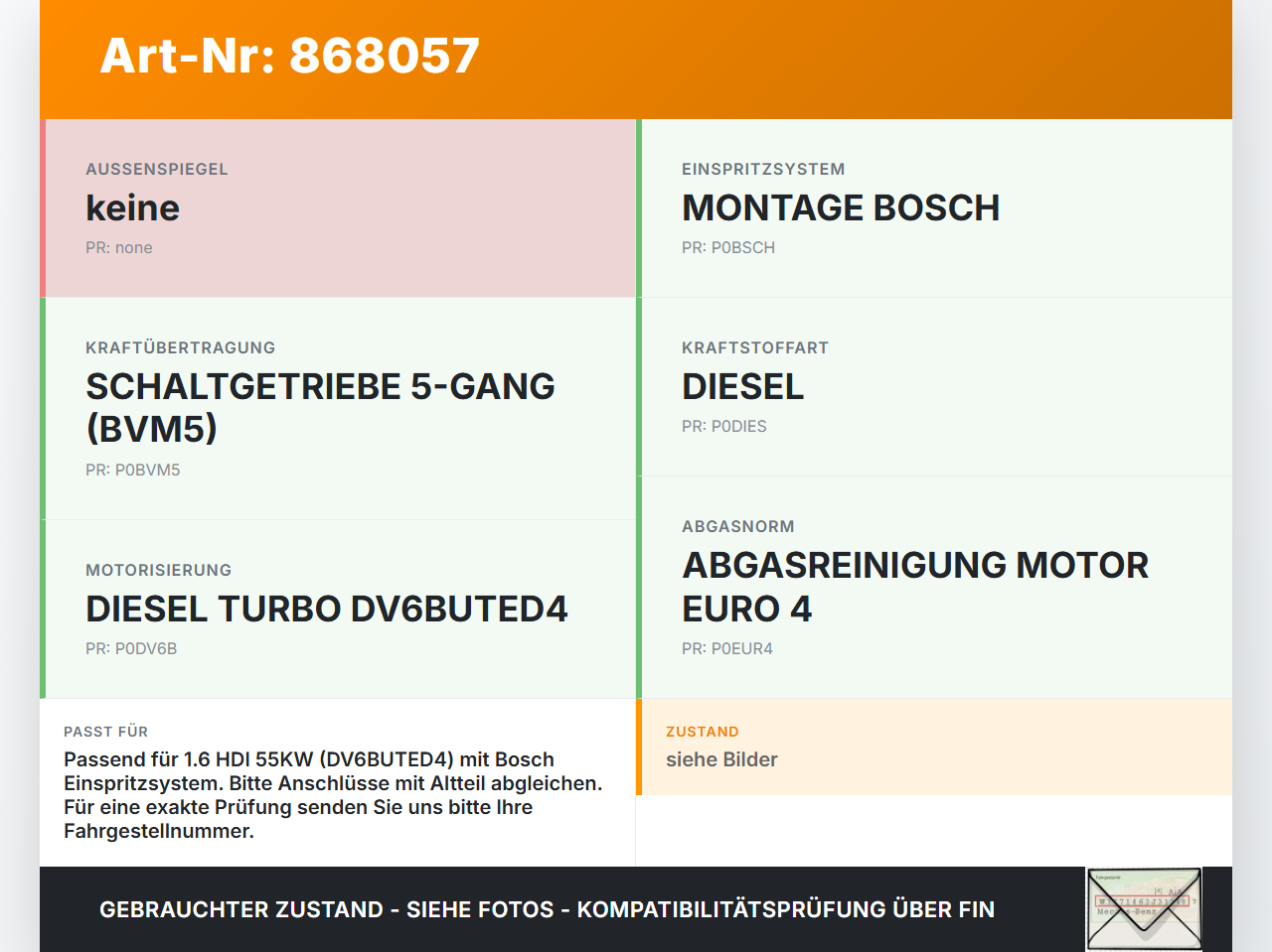 Peugeot Partner II 08-12 HDI 1,6 55KW Rücklauf Leitung Kraftstoffleitung Rücklaufleitung Peugeot Partner II 08-12... Vorschau 3