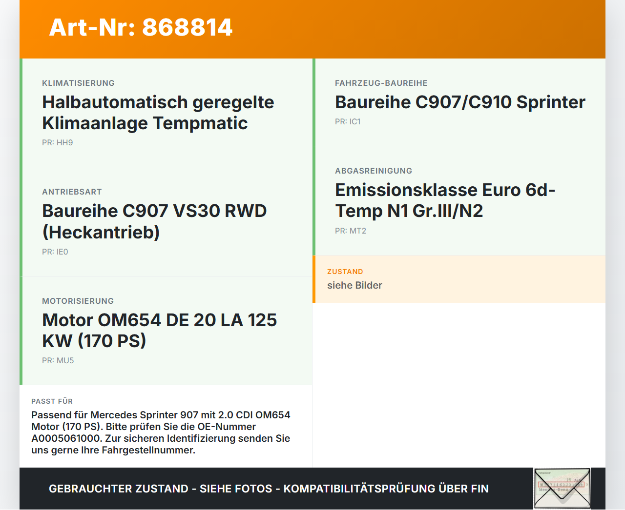 Mercedes Sprinter III 18-26 907  CDI 2,0 125KW Thermostat Flansch Thermostatgehäuse Mercedes Sprinter III 18-26 907... Vorschau 3