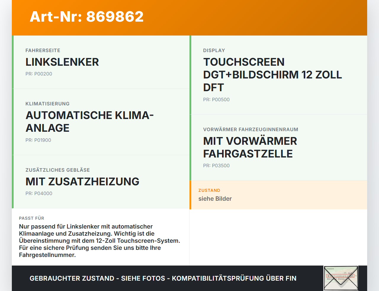 Citroen C4 Picasso II 13-16 Bedienteil Bedienelement Heizung Klimabedienteil Citroen C4 Picasso II 13-16 05.01.2015... Vorschau 3