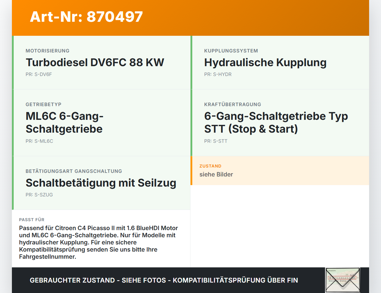 Citroen C4 Picasso II 13-16 HDI 1,6 88KW Kupplungszylinder Nehmer Nehmerzylinder Citroen C4 Picasso II 13-16... Vorschau 3