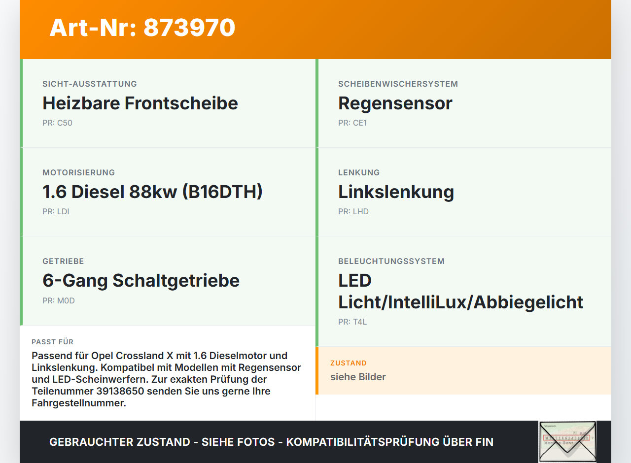 Opel Crossland X P17 17-20 TD 1,6 88KW Waschwasserbehälter Wasserbehälter Wischwasserbehälter Opel Crossland X P17... Vorschau 3