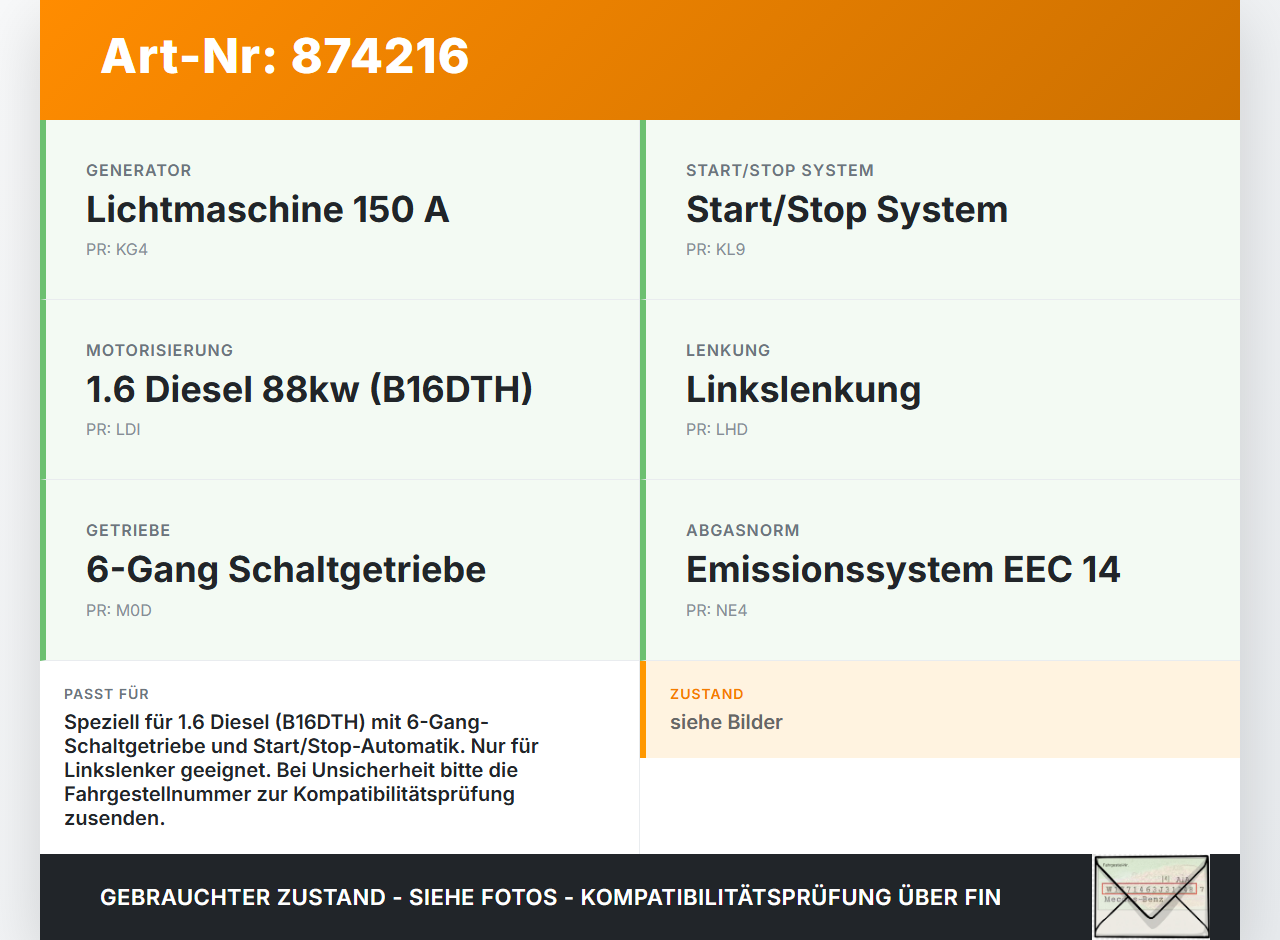 Opel Crossland X P17 17-20 Kabelbaum für Motor Opel Crossland X P17 17-20 21.02.2018 9809485080 3558123 gebraucht Vorschau 3