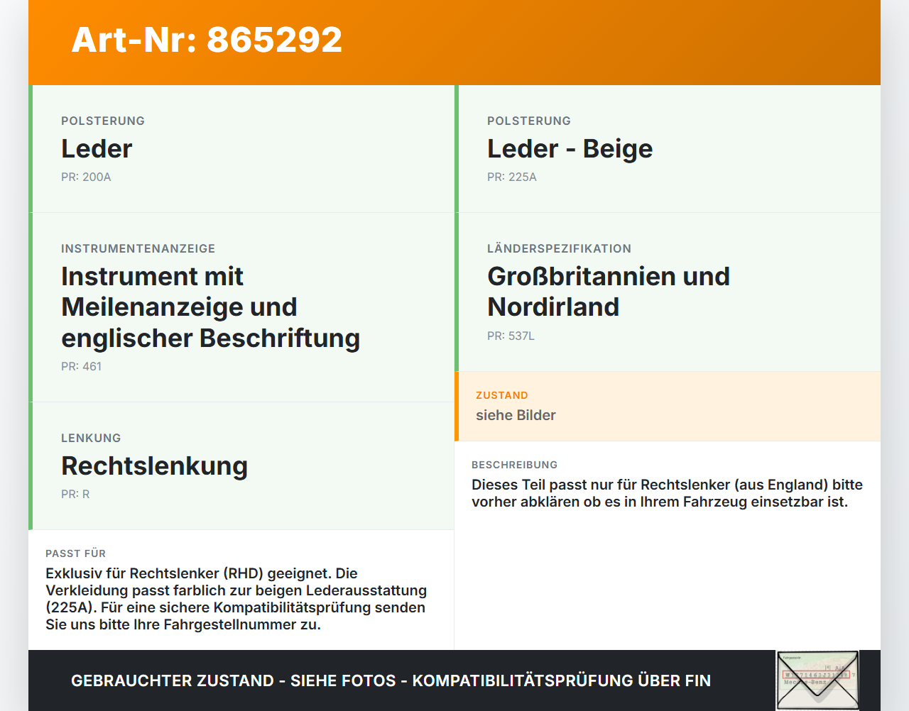 Mercedes CLS 250 C218 11-14 RHD Verkleidung für Tacho Mercedes CLS 250 C218 11-14 18.11.2013 A2186800717 16415564... Vorschau 3