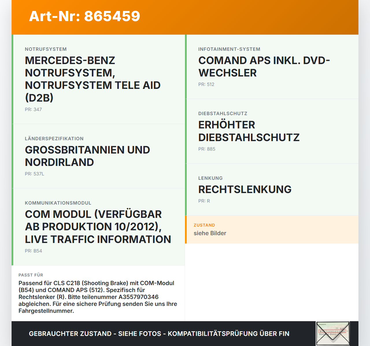 Mercedes CLS 250 C218 11-14 Steuergerät ECU Modul PRO FLEET 2 CAN EOBD REMOTE TELEMATICS UNIT V2-00/G Mercedes CLS... Vorschau 3
