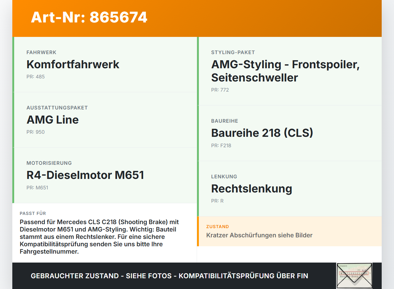 Mercedes CLS 250 C218 11-14 CDI 2,2 150KW Auffahrschutz für Vorderachse Motorträger Motorhalter Achsträger Mercedes... Vorschau 3