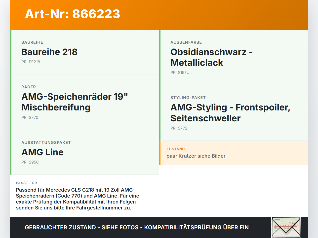 Mercedes CLS 250 C218 11-14 Radnabenabdeckung Rad Nabenabdeckung Nabenblende Pos.1 Mercedes CLS 250 C218 11-14... Vorschau 3