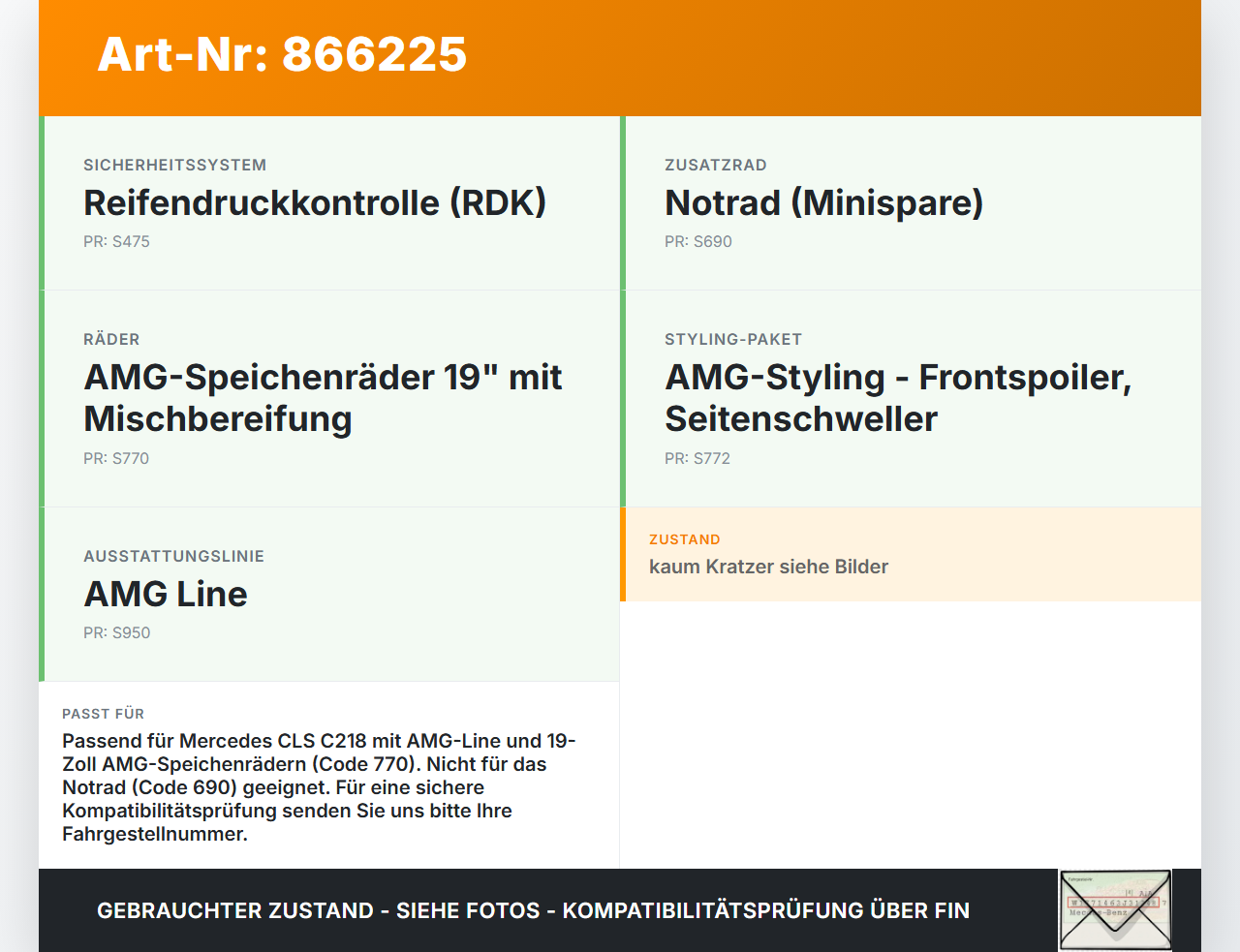Mercedes CLS 250 C218 11-14 Radnabenabdeckung Rad Nabenabdeckung Nabenblende Pos.3 Mercedes CLS 250 C218 11-14... Vorschau 3