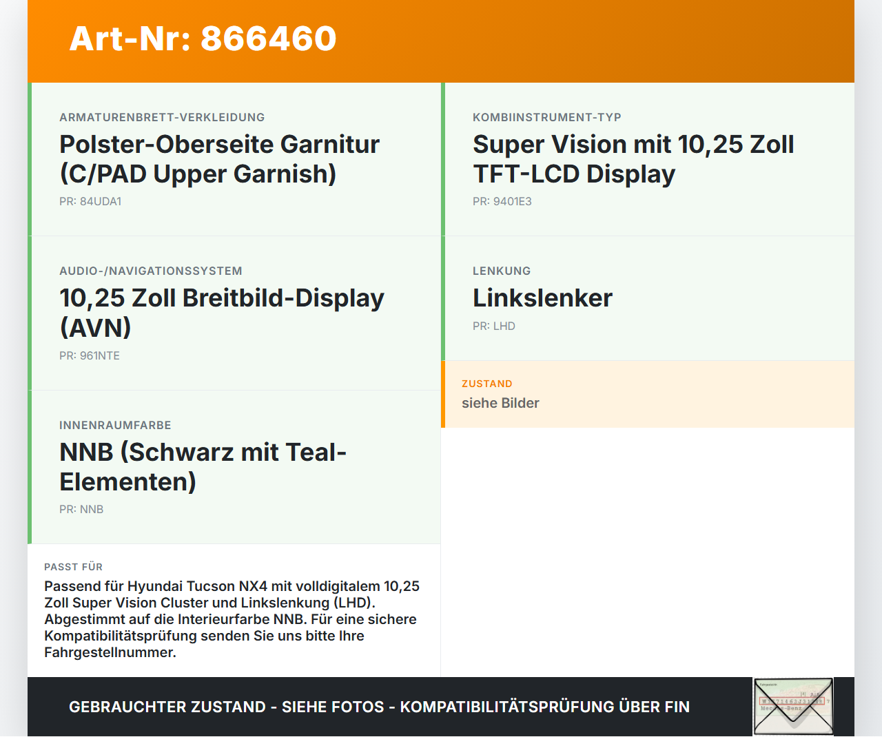 Hyundai Tucson IV NX4 20-24 Verkleidung für Tacho Hyundai Tucson IV NX4 20-24 17.05.2021 gebraucht Vorschau 3