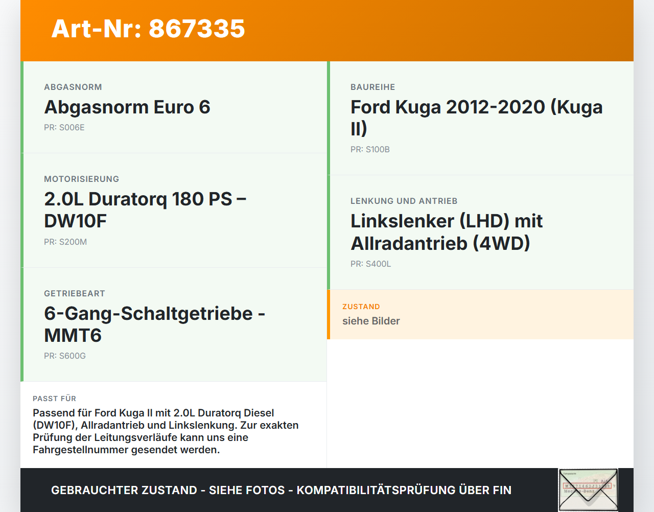 Ford Kuga II 13-16 Servo Behälter Servobehälter Servoleitung Ford Kuga II 13-16 12.08.2016 gebraucht Vorschau 3