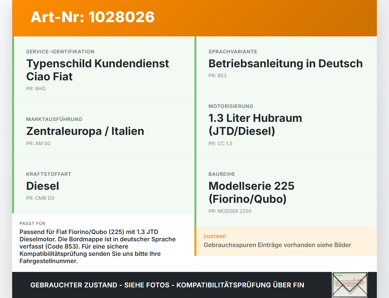 Fiat Qubo Fiorino 225 08-16 Serviceheft Betriebsanleitung Anleitung Bordmappe Fiat Qubo Fiorino 225 08-16... Vorschau 3