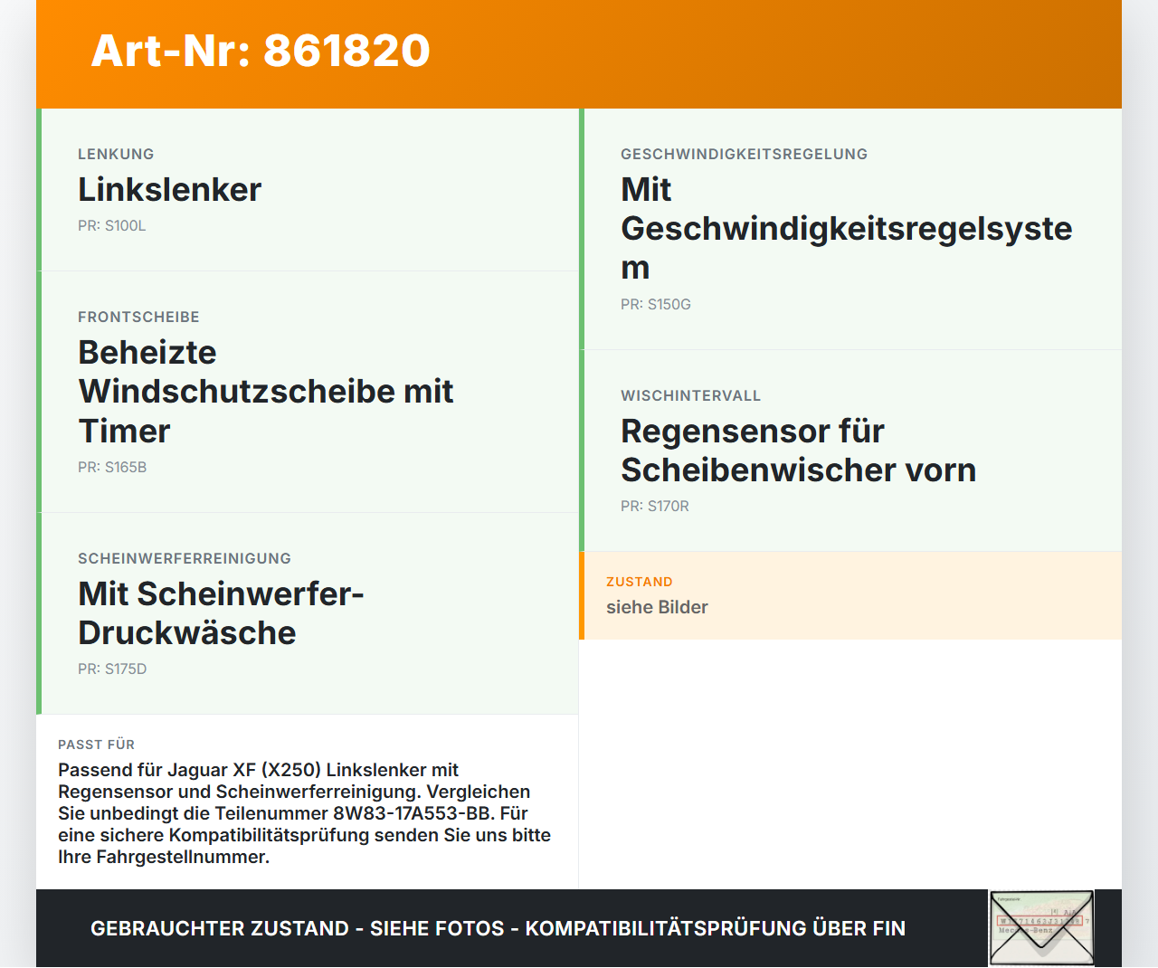 Jaguar XF X250 08-11 Lenkstockschalter Wischerschalter Wischer Jaguar XF X250 08-11 08.12.2010 C2P20959... Vorschau 3