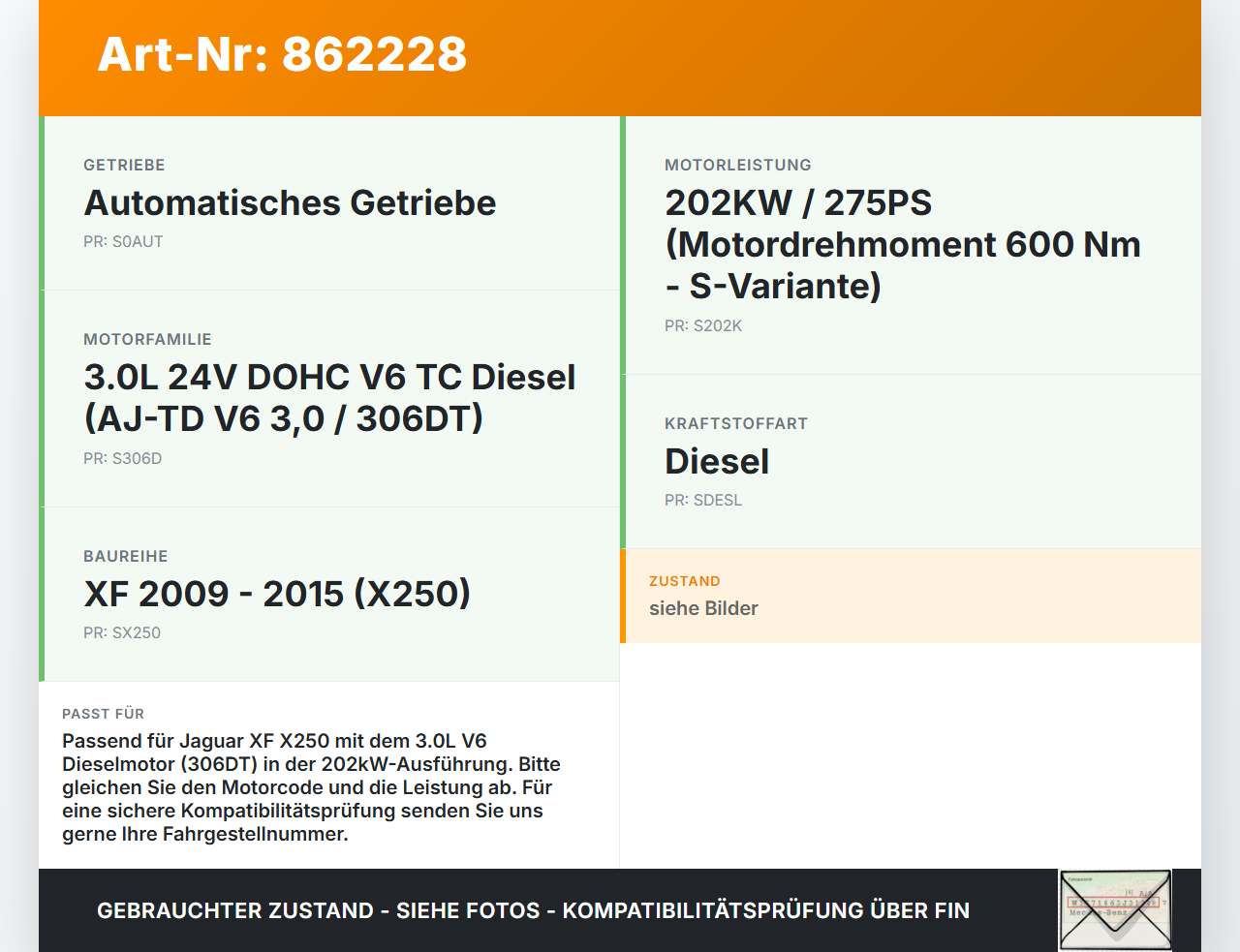 Jaguar XF X250 08-11 3,0d 202KW AJTDV6 306DT Abgasrückführventil EGR AGR Ventil Jaguar XF X250 08-11 08.12.2010... Vorschau 3