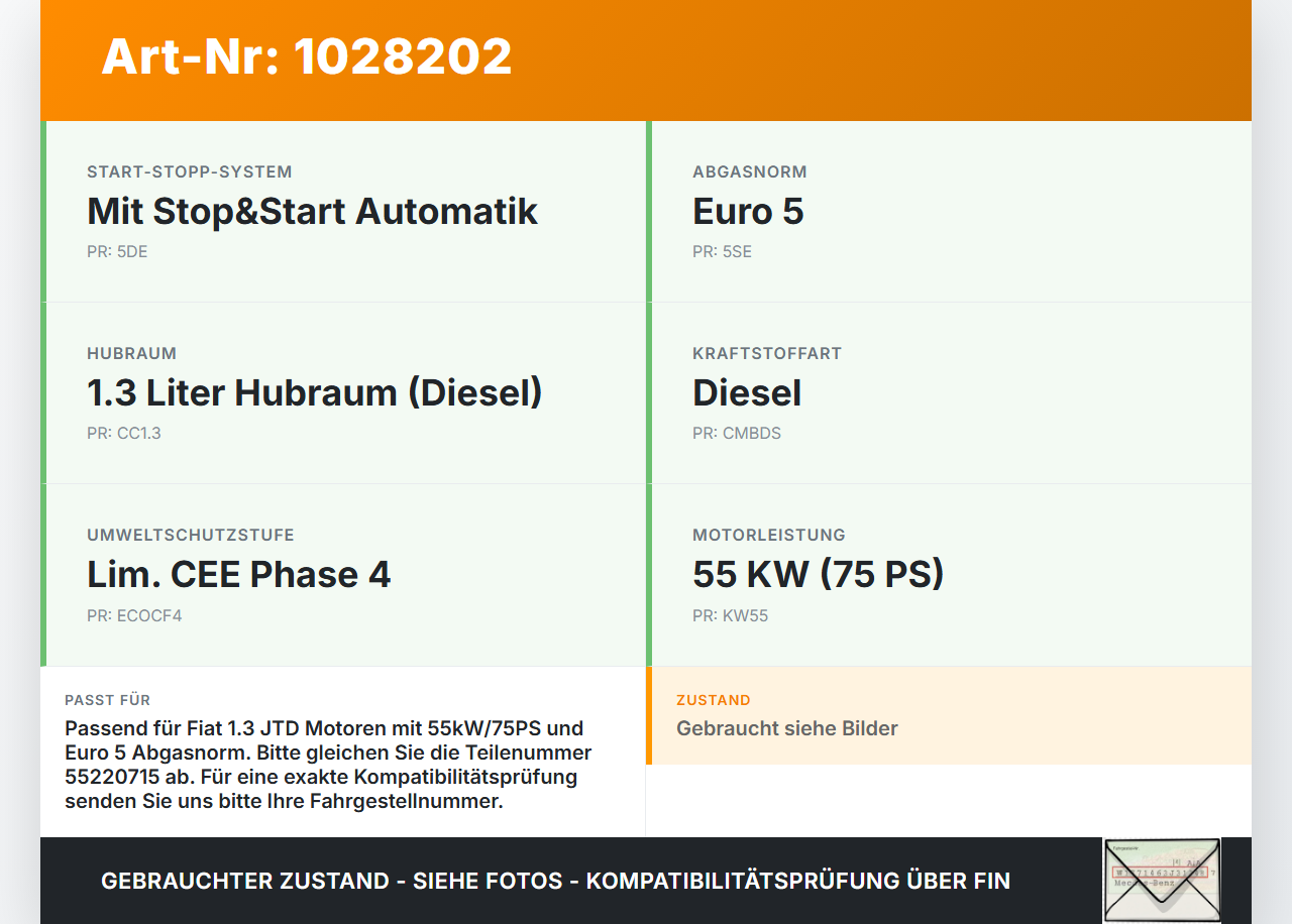 Fiat Qubo Fiorino 225 08-16 JTD 1,3 55KW Luftmassenmesser Fiat Qubo Fiorino 225 08-16 03.08.2011 0281006054... Vorschau 3