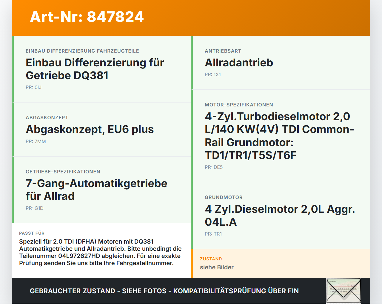 Seat Ateca KH7 16-20 Kabelbaum für Motor Seat Ateca KH7 16-20 27.06.2017 04L972627HD gebraucht Vorschau 3