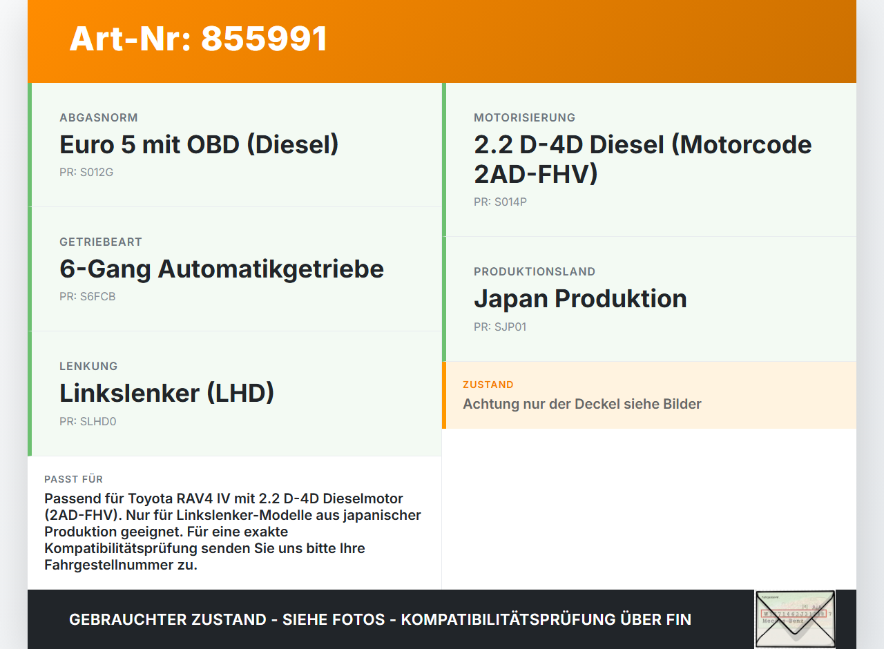 Toyota RAV4 IV 13-16 2.2 D-4D 110KW Deckel für Luftfilterkasten Toyota RAV4 IV 13-16 04.07.2014 1770526140 gebraucht Vorschau 3
