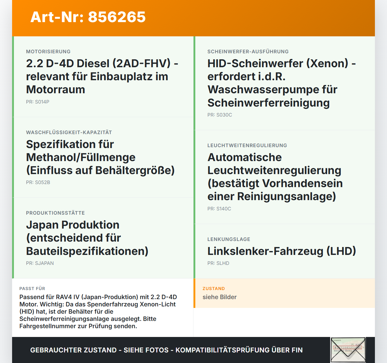 Toyota RAV4 IV 13-16 2.2 D-4D 110KW Waschwasserbehälter Wasserbehälter Wischwasserbehälter Toyota RAV4 IV 13-16... Vorschau 3