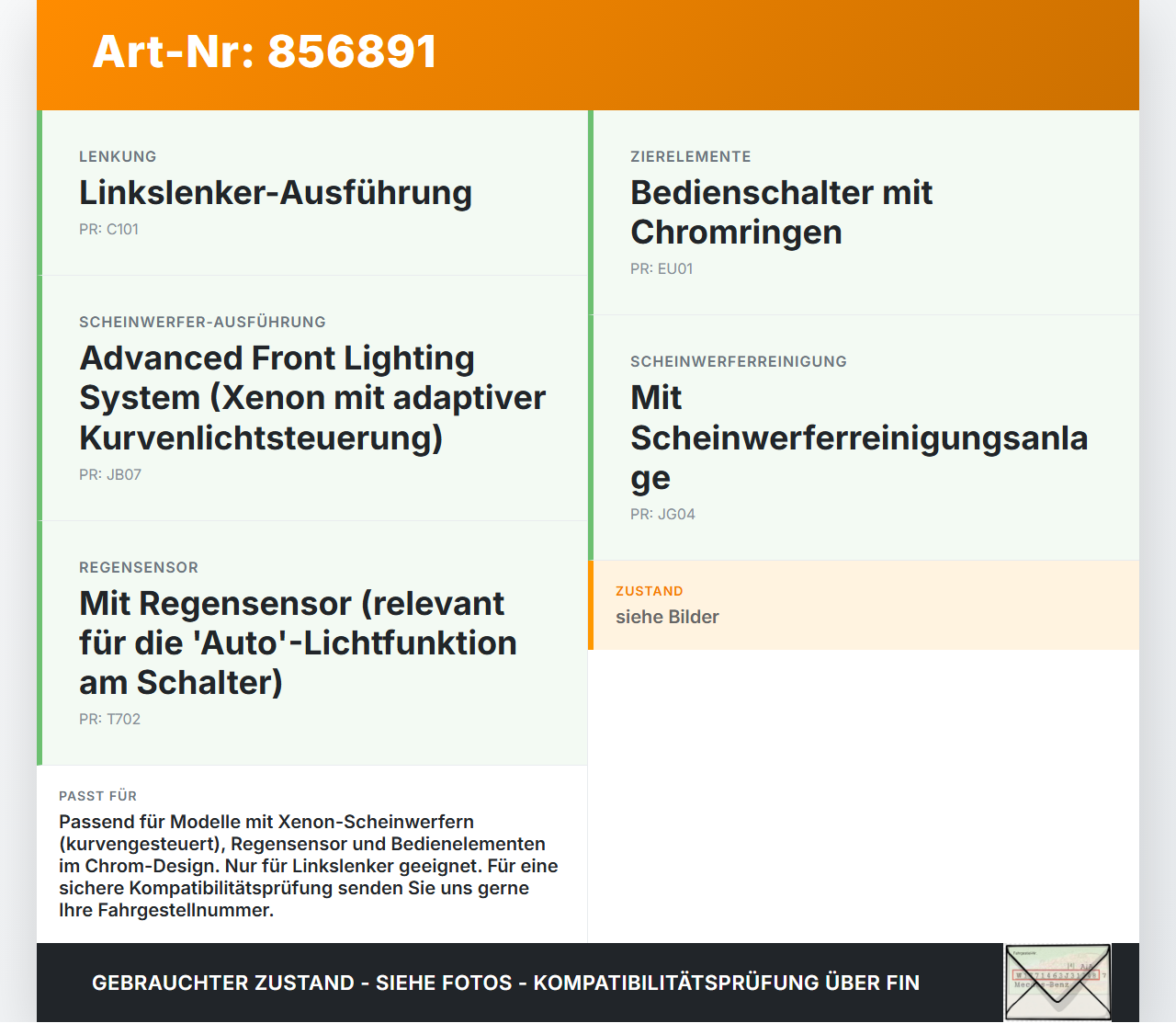 Volvo V60 I D3 10-13 Lichtschalter Schalter Volvo V60 I D3 10-13 01.10.2010 30739412 04066332 gebraucht Vorschau 3